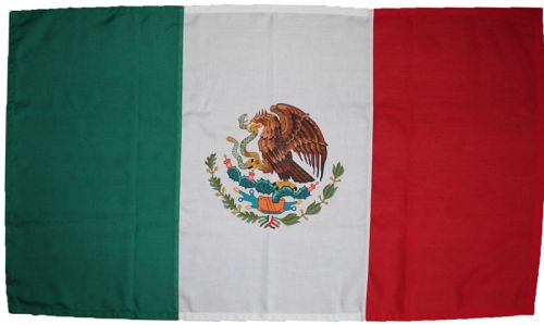 3x2ft 36x24in 91x61cm Flag of Mexico (woven MoD fabric)