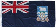 0.5yd 46x23cm Falkland Islands blue ensign (woven MoD fabric printed)