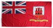 Gibraltar red ensign (Woven MoD fabric)