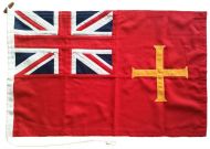 68x45cm Guernsey ensign (woven MoD fabric)
