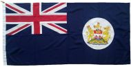 0.5yd 46x23cm Hong Kong blue ensign (woven MoD fabric printed)