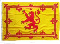 Scotland Lion Rampant MoD sewn embroidered flag