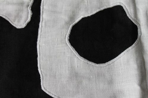 2.5yd 90x45in 225x112cm Authentic Jolly Roger (linen cloth)