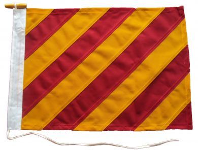 15x12in 38x30cm Yankee Y signal flag US Navy Size 0 & British Navy Size